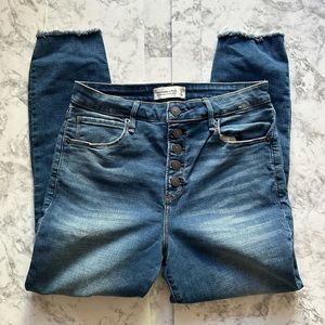 Abercrombie & Fitch High Rise Super Skinny Ankle